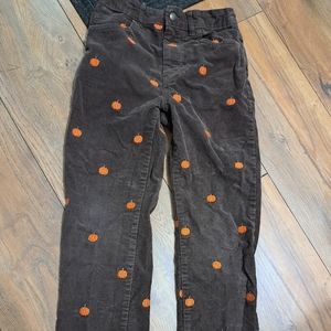Boys pumpkin/harvest corduroy pant